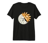 Summer Sun Burn Vintage Clock Time Premium T-Shirt