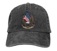 Summer Sun Hat Live Free Or Die American Flag with Bald Eagle Black Trucker Cap Ultralight Hip Hop Hat Polyester Snapback Cap for Adult Hiking Farm