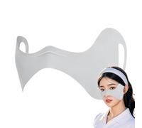 Summer Sun Protection Patches - Uv Protection Face Màsk | Golf Under Eye Patches | 35x10cm Nylon Spandex Ice Silk Material, Breathable Dust-Proof Face Cover with Ear Loops, Targeted Uv Blocking
