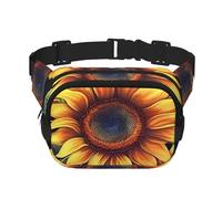 Summer Sunflower Fanny Pack Fashion Belt Bag Lightweight Waist Pouch With Adjustable Strap Crossbody Bags For Women Travel Sports Running