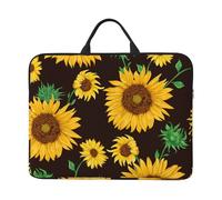 Summer Sunflower Floral Pattern, 14 Inch Laptop Sleeve, Notebook Bag Laptop Case Sleeve Briefcase with Handle