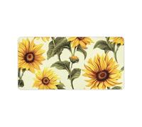 Summer Sunflower Keyboard Mat Large Gaming Mouse Pad, Anti-Slip Desk Mat for Desktop Desk Work/Home Writing Mat 11.8 * 23.6 Inches