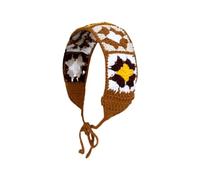 Summer Sunproof Crochet Hairband Breathable Knit Flower Headband for Teens Girls