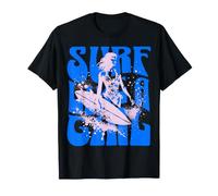 Summer - Surf Like A Girl, Blue T-Shirt