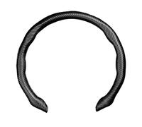 Summer Sweat-absorbin Car Suede Steering Wheel Cover For X1 X3 X4 X5 E46 E90 F20 E60 E39 F10 M1 M2 M3 M5 M6 E62 Steering Wheel Cover(Carbon skin-Black B)