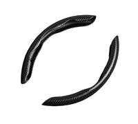 Summer Sweat-absorbin Car Suede Steering Wheel Cover For X1 X3 X4 X5 E46 E90 F20 E60 E39 F10 M1 M2 M3 M5 M6 E62 Steering Wheel Cover(Carbon skin-Black A)