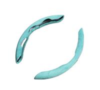Summer Sweat-absorbin Car Suede Steering Wheel Cover For X1 X3 X4 X5 E46 E90 F20 E60 E39 F10 M1 M2 M3 M5 M6 E62 Steering Wheel Cover(Suede-sky blue A)