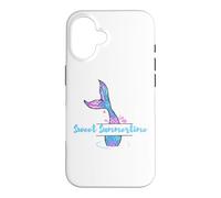 Summer Sweet time Cute Mermaid Vacation Kids Case for iPhone 16