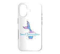 Summer Sweet time Cute Mermaid Vacation Kids Case for iPhone 17