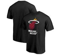 Summer T-Shirt Men Casual NBA Basketball Clothing Miami Heat T-Shirt Men Sports Short Sleeve Casual T-Shirt,L