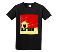 Summer T-Shirt, Round Neck Pure Cotton T-Shirt Billy Talent T-Shirt Black