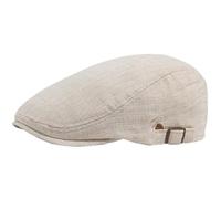 Summer Thin Double Breasted Beret Men Vintage Visor Flat Cap Women Hat Berets For Casual Unisex Boina For Spring Autumn(Beige)