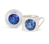 Summer Thornton Mug Set with Coaster in Presentation Gift Box (Gemini Design), 11oz Ceramic Coffee Mug. Star Sign Personalised Mug. Zodiac Gifts and Coffee Mugs for Women - Official Merchandise