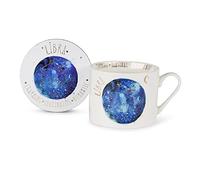 Summer Thornton Mug Set with Coaster in Presentation Gift Box (Libra Design), 11oz Ceramic Coffee Mug. Star Sign Personalised Mug. Zodiac Gifts and Coffee Mugs for Women - Official Merchandise