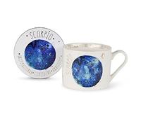 Summer Thornton Mug Set with Coaster in Presentation Gift Box (Scorpio Design), 11oz Ceramic Coffee Mug. Star Sign Personalised Mug. Zodiac Gifts and Coffee Mugs for Women - Official Merchandise