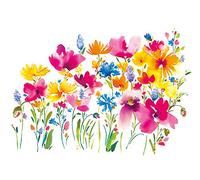 Summer Thornton "Wild Meadow Canvas Print, Multi-Colour, 60 x 80 cm