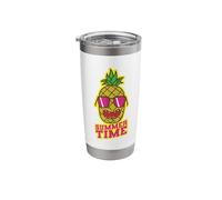 Summer Time Pineapple Tropical Sweet Fruit Stainless Steel Insulated Tumbler