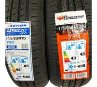 Summer Tires Set Citroen C-Zero 145 65 + 175 55 R15