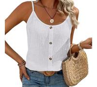 Summer Tops For Women Uk Summer Top For Women Uk Boxy T Shirts Tank Button Solid Sleeveless Vest With Spaghetti Straps Casual Boho Tank Top Loose Fit Plain Camisole Flowy Top Square Neck Vest Top