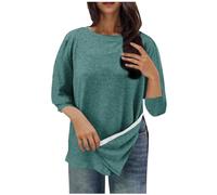 Summer Tops for Women UKPost Shoulder Surgery Shirts Adjustable Side Tear Away Short Sleeve T-Shirts After Rotator Cuff Blouses Adaptive Outfits Summer Loose Fit Solid Tunic Pullover Jumper