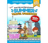 Summer Travel Workbook: Road Trip Learning Adventure with Reading Comprehension Activities for Kids Ages 6-8