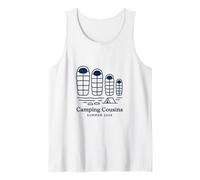 Summer Trip Sleeping Bag Group Art Tank Top