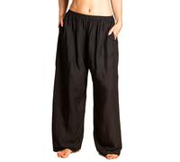 Summer Trousers Women Viscose - Wide Palazzo Boho Harem Trousers with Pockets