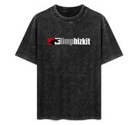 Summer Unisex T-Shirt Limp Bizkit Soft Pure Cotton T-Shirt Black XXL
