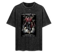 Summer Unisex T-Shirt Vincent Valentine FF7 Poster Soft Pure Cotton T-Shirt Black 3XL