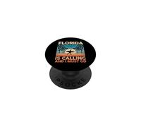 Summer Vacation Palm Trees Florida Is Calling And I Must Go PopSockets Adhesive PopGrip
