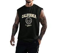 Summer Vests for Men Compression Tank Top, Sleeveless T Shirt Oversized Plus Size Absorbent Relaxed Fit Lightweight Quick Drying Everyday Soft Athletic Simple Fashionable