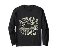 Summer Vibe Funny Graphic Long Sleeve T-Shirt