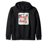 Summer Vibes and Dreaming of Paradise Costume Zip Hoodie
