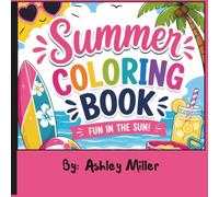 Summer Vibes- Bold & Easy Coloring Book: Easy Breezy Summer Art