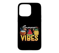 Summer Vibes Brick Builder Building Block Coconut Pineapple Case for iPhone 15 Pro Max