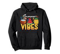 Summer Vibes Brick Builder Building Block Coconut Pineapple Pullover Hoodie