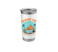 Summer Vibes Enjoy The Warm Nights Stainless Steel Insulated Tumbler