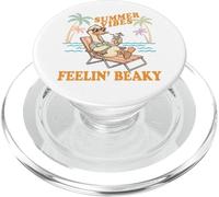 Summer Vibes Feelin’ Beaky Funny Goose Pun Humor Animal PopSockets PopGrip for MagSafe