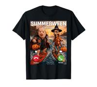 Summer Vibes Halloween Funny John Pork Sahur Surfing Beach T-Shirt