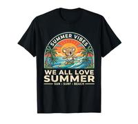 Summer Vibes Koala Surf Plage Vacances T-Shirt