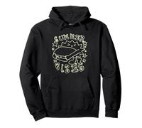 Summer Vibes Lineart Groovy Graphic Pullover Hoodie