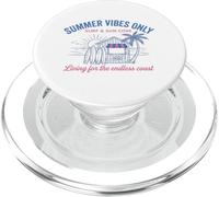 Summer Vibes Only Surf Sun Cove Beach Vacation PopSockets PopGrip for MagSafe