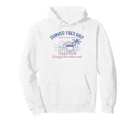 Summer Vibes Only Surf Sun Cove Beach Vacation Pullover Hoodie