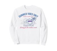 Summer Vibes Only Surf Sun Cove Beach Vacation Sweatshirt