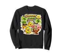 Summer Vibes Only Tropical Fruit and Party Beach Mood Design Sweatshirt