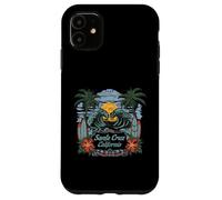 Summer Vibes Surfing Santa Cruz Beach California Vintage Case for iPhone 11