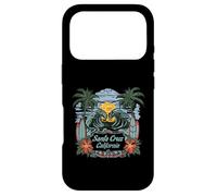Summer Vibes Surfing Santa Cruz Beach California Vintage Case for iPhone 17 Pro