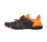 Summer Water Shoes, Men and Women Barefoot Trainers Quick Dry Swim Beach Pool Sea Wet Aqua Shoes Non-Slip Outdoor Surf Trainers Yoga Walking Diving Shoe Lightweight Unisex Sport Sneakers Orange