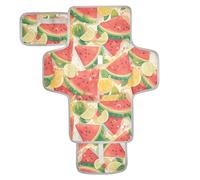 Summer Watermelon Lemon Red Reusable Waterproof pad with Tissue Pocket Diaper mat Changing pad Lightweight & Foldable Changing Station cambiador de pa?ales para Bebes