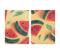 Summer Watermelon Passport Holder for Women Men PU Leather Passport Travel Wallet with Multiple Pockets